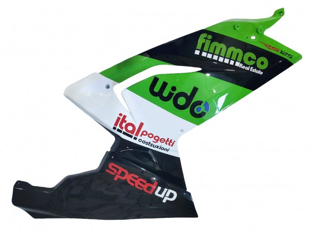 2006-2011 Green White Black Aprilia RS125 Motorcycle Fairing