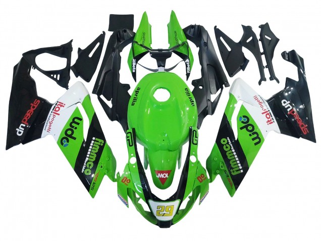 2006-2011 Green White Black Aprilia RS125 Motorcycle Fairing