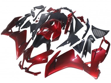 2012-2018 Red Matte Black Aprilia RS4 50 125 Motorcycle Fairing