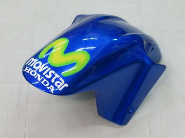 2004-2007 Blue Yellow Green MoviStar Honda CBR600 F4i Motorcycle Fairings