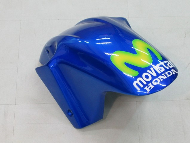 2004-2007 Blue Yellow Green MoviStar Honda CBR600 F4i Motorcycle Fairings