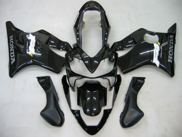 2004-2007 Glossy Black Honda CBR600 F4i Motorcycle Fairings