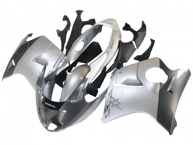 1996-2007 Silver Grey Honda CBR1100XX Blackbird Motorcycle Fairings