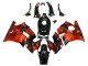 1991-1994 Orange Glossy Black Honda CBR600 F2 Motorcycle Fairings