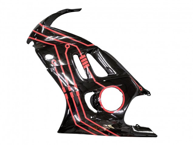 1997-1998 Red Glossy Black Honda CBR600 F3 Motorcycle Fairing Kits