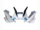 1997-1998 White Blue Glossy Black Honda CBR600 F3 Motorcycle Fairings