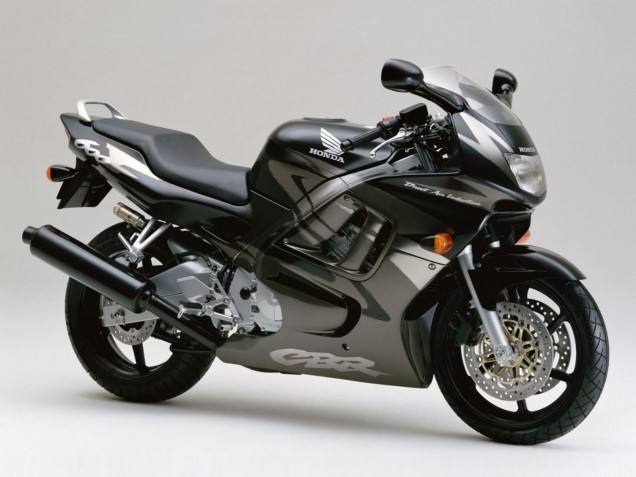 1997-1998 Grey Matte Black Honda CBR600 F3 Motorcycle Fairings