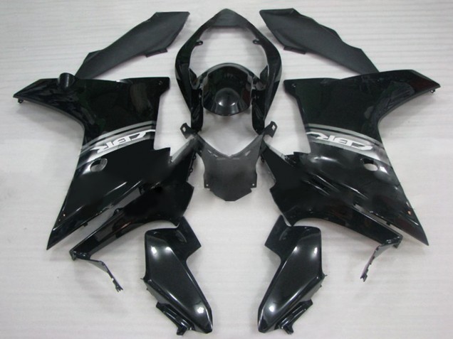 2011-2013 Glossy Black Honda CBR600F Motorcycle Fairing
