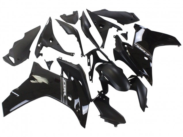 2011-2013 Glossy Black Honda CBR600F Motorcycle Fairings