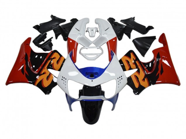 1998-1999 White Red Blue Glossy Black Honda CBR900RR 919 Motorcycle Fairings