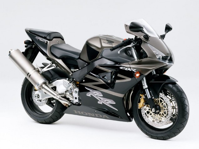 1998-1999 Glossy Black White Decals Honda CBR900RR 919 Motorcycle Fairings