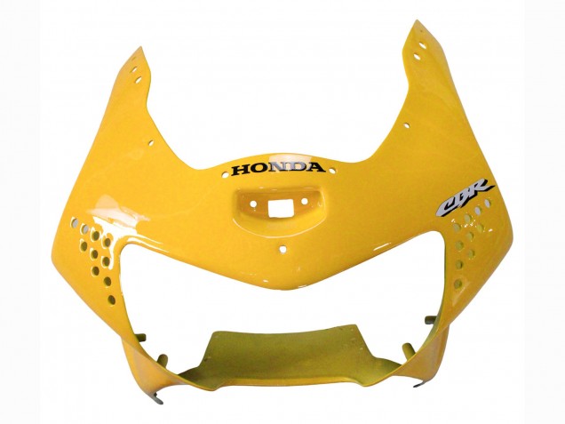1998-1999 White Yellow Glossy Black Honda CBR900RR 919 Motorcycle Fairings