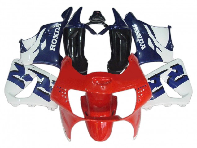 1998-1999 White Red Blue Honda CBR900RR 919 Motorcycle Fairings