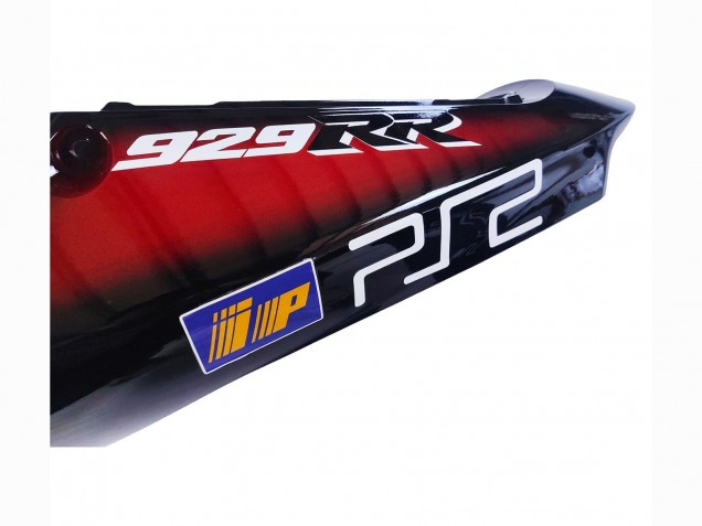 2000-2001 Red White Glossy Black PlayStation 2 Honda CBR900RR 929 Motorcycle Fairings