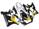 2000-2001 White Yellow Glossy Black Honda CBR900RR 929 Motorcycle Fairings