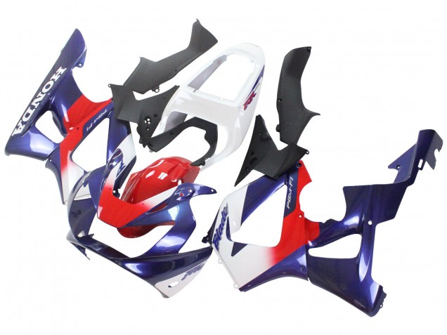 2000-2001 White Red Blue Honda CBR900RR 929 Motorcycle Fairings