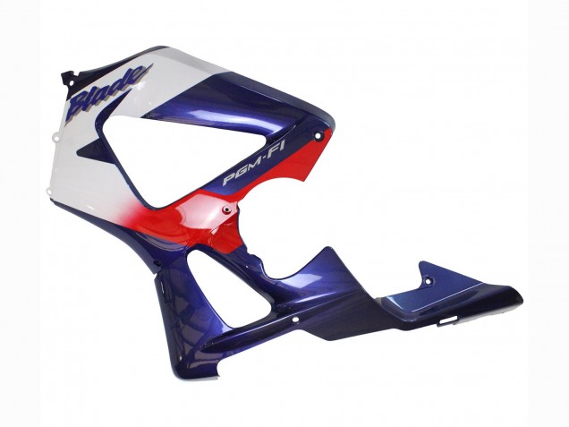 2000-2001 White Red Blue Honda CBR900RR 929 Motorcycle Fairings