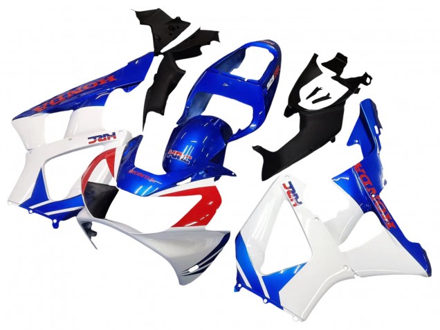 2000-2001 White Blue Red HRC Honda CBR900RR 929 Motorcycle Fairings
