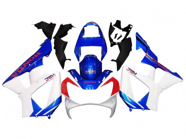 2000-2001 White Blue Red HRC Honda CBR900RR 929 Motorcycle Fairings