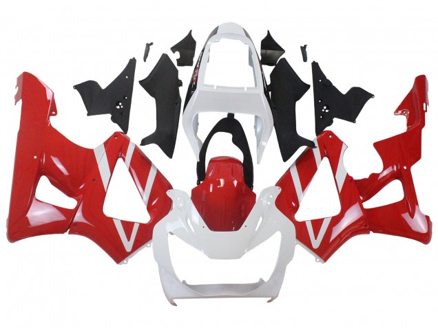 2000-2001 White Red Honda CBR900RR 929 Motorcycle Fairings
