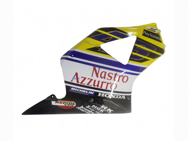 2002-2003 Blue Yellow Glossy Black Red Nastro Azzurro 46 Honda CBR900RR 954 Motorcycle Fairings