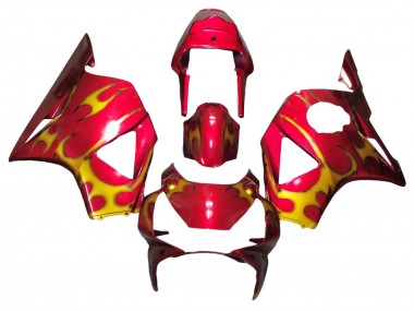 2002-2003 Red Yellow Honda CBR900RR 954 Motorcycle Fairings