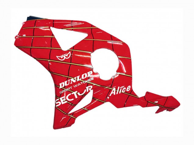 2002-2003 Red Dark Blue Dunlop Honda CBR900RR 954 Motorcycle Fairings