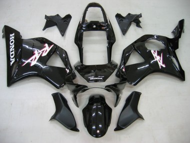 2002-2003 Glossy Black Honda CBR900RR 954 Motorcycle Fairings