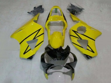 2002-2003 Yellow Glossy Black Honda CBR900RR 954 Motorcycle Fairings