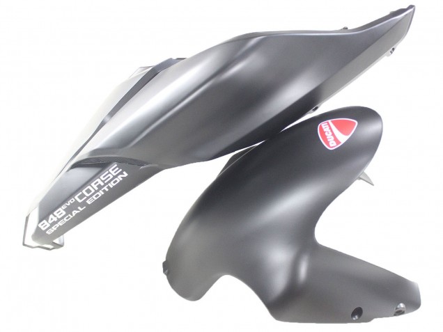 2007-2014 Matte Grey Ducati 848 Motorcycle Fairings