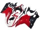 2007-2014 White Red Glossy Black Ducati 1098 Motorcycle Fairings