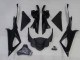 2007-2014 White Matte Black Ducati 848 Motorcycle Fairings