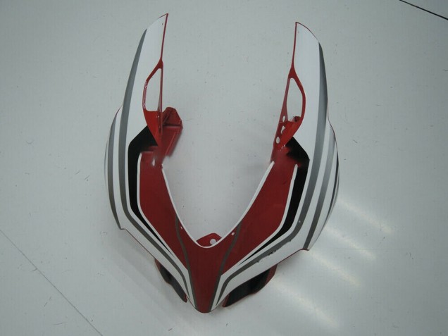 2011-2014 White Red Glossy Black Ducati Panigale 899 Motorcycle Fairing