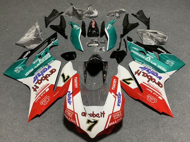 2011-2014 White Red Green Glossy Black Avis Valsir 7 Ducati Panigale 899/1199 Motorcycle Fairings