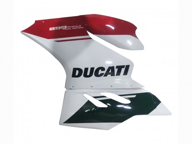 2011-2014 White Red Glossy Black Ducati Panigale 899 Motorcycle Fairings