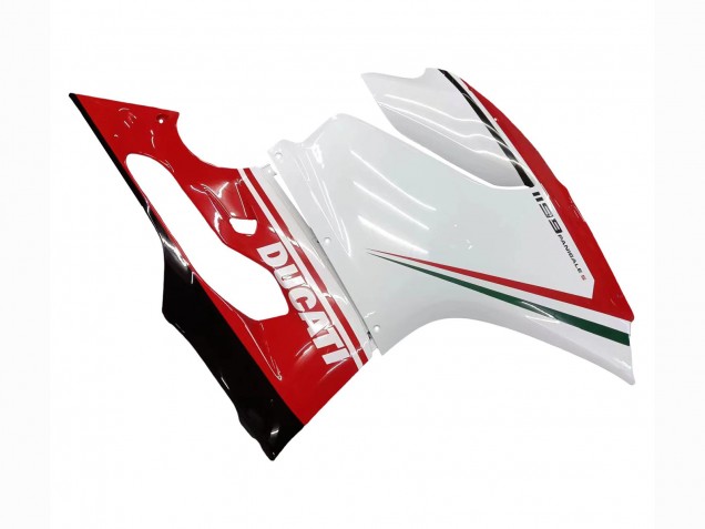 2011-2014 White Red Green Glossy Black Ducati 1199 Motorcycle Fairings