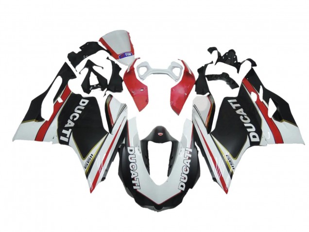 2011-2014 White Red Black Ducati Panigale 1199 Motorcycle Fairings