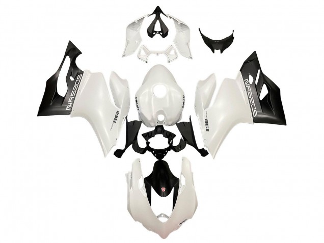 2011-2014 White Black Ducati Panigale 899/1199 Motorcycle Fairings