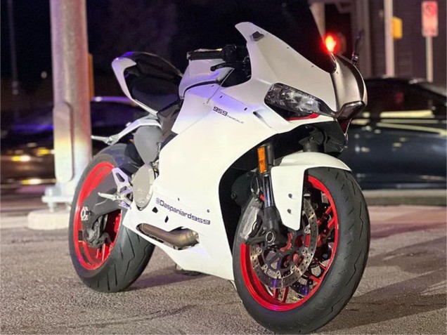 2015-2020 White Purple Ducati 959/1299 Motorcycle Fairings