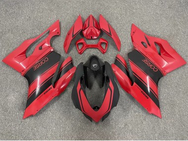 2003-2004 Red Glossy Black Corse Ducati 999 Motorcycle Fairings