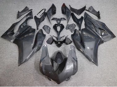 2015-2020 Black Carbon Fiber Style Ducati 959/1299 Motorcycle Fairings