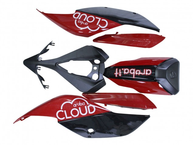 2015-2020 White Red Black Aruba 7 Ducati 959/1299 Motorcycle Fairings