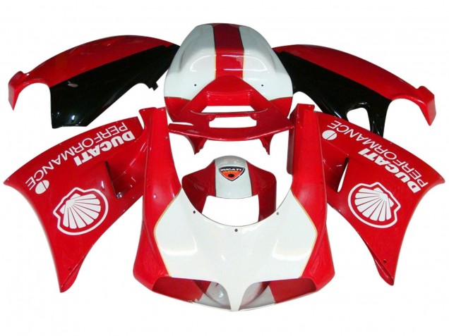 2015-2020 White Red Glossy Black Performance Ducati 959/1299 Motorcycle Fairings