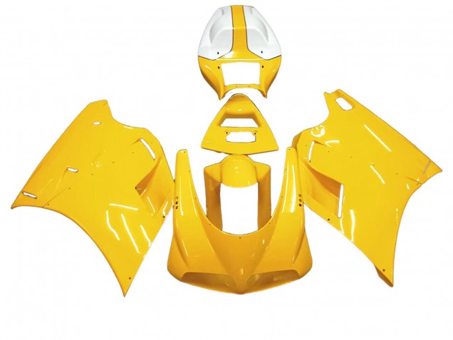 1993-2005 White Yellow Ducati 748/916/996/998 Motorcycle Fairings