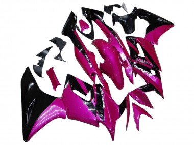 2002-2006 Pink Glossy Black Honda CBR125R Motorcycle Fairings