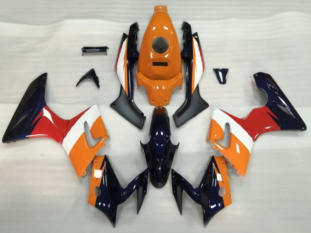 2002-2006 Orange White Red Glossy Black Honda CBR125R Motorcycle Fairings