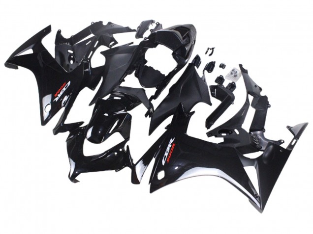 2013-2015 Glossy Black Matte Black Honda CBR500R Motorcycle Fairings