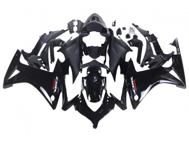 2013-2015 Glossy Black Matte Black Honda CBR500R Motorcycle Fairings