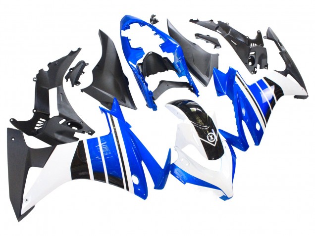 2013-2015 Blue White Matte Black Honda CBR500R Motorcycle Fairings