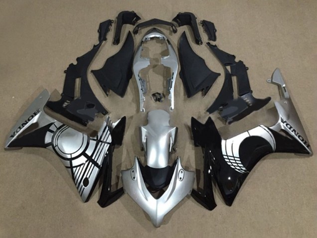 2013-2015 Silver Glossy Black Honda CBR500R Motorcycle Fairings